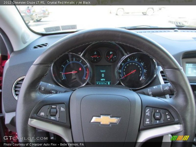 Crystal Red Metallic / Jet Black 2012 Chevrolet Cruze LT/RS