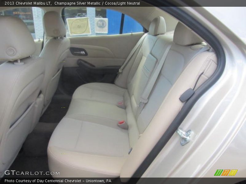 Champagne Silver Metallic / Cocoa/Light Neutral 2013 Chevrolet Malibu LT
