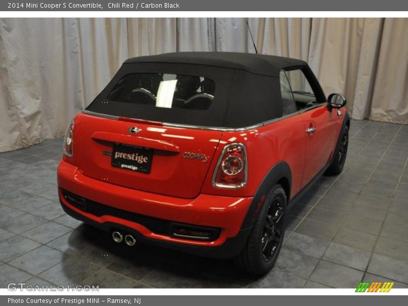 Chili Red / Carbon Black 2014 Mini Cooper S Convertible