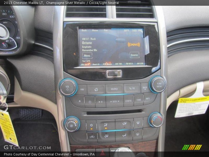 Champagne Silver Metallic / Cocoa/Light Neutral 2013 Chevrolet Malibu LT