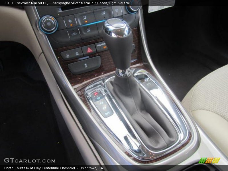 Champagne Silver Metallic / Cocoa/Light Neutral 2013 Chevrolet Malibu LT