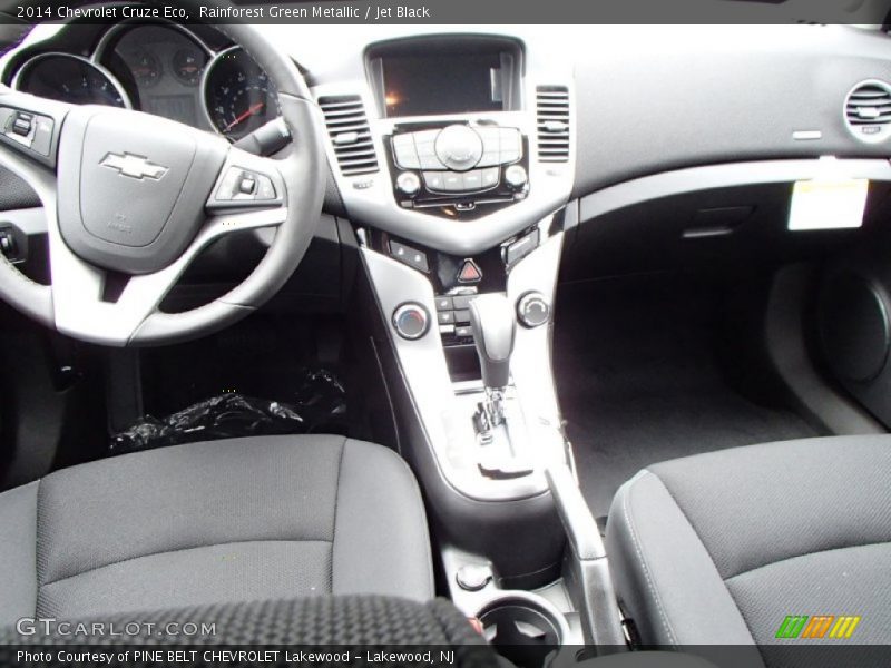 Rainforest Green Metallic / Jet Black 2014 Chevrolet Cruze Eco