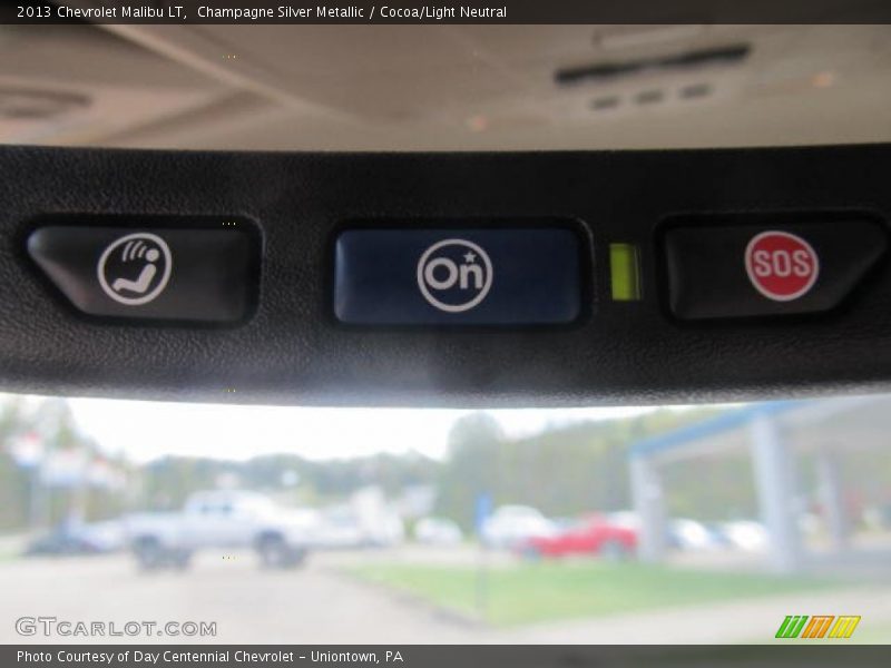 Champagne Silver Metallic / Cocoa/Light Neutral 2013 Chevrolet Malibu LT