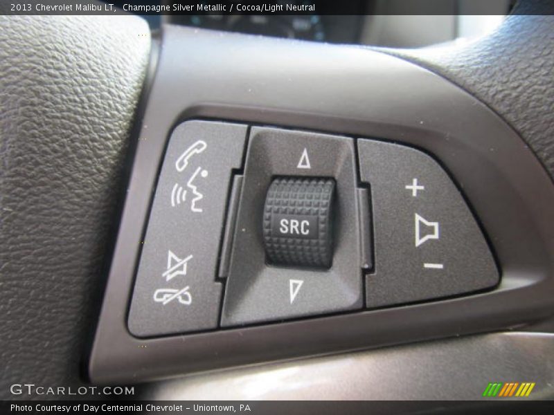 Champagne Silver Metallic / Cocoa/Light Neutral 2013 Chevrolet Malibu LT