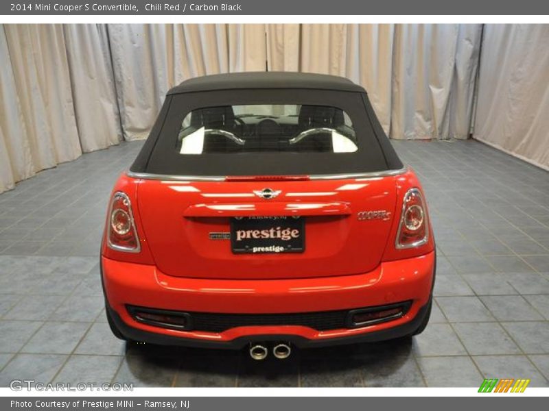 Chili Red / Carbon Black 2014 Mini Cooper S Convertible