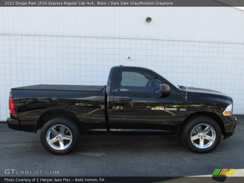 Black / Dark Slate Gray/Medium Graystone 2012 Dodge Ram 1500 Express Regular Cab 4x4