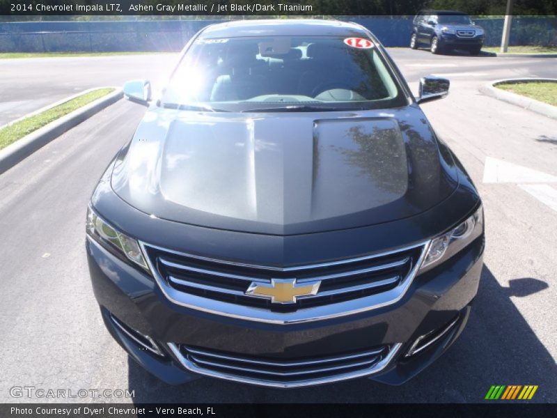 Ashen Gray Metallic / Jet Black/Dark Titanium 2014 Chevrolet Impala LTZ