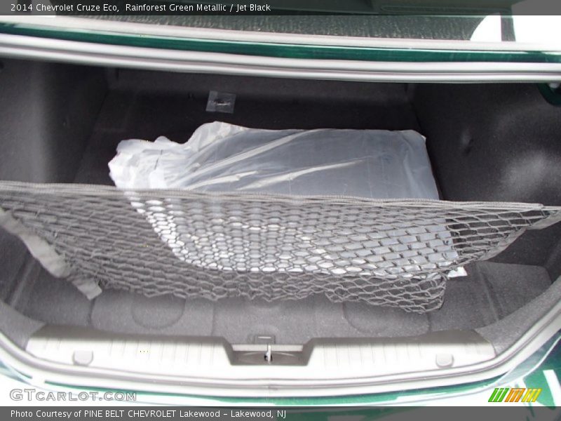 Rainforest Green Metallic / Jet Black 2014 Chevrolet Cruze Eco