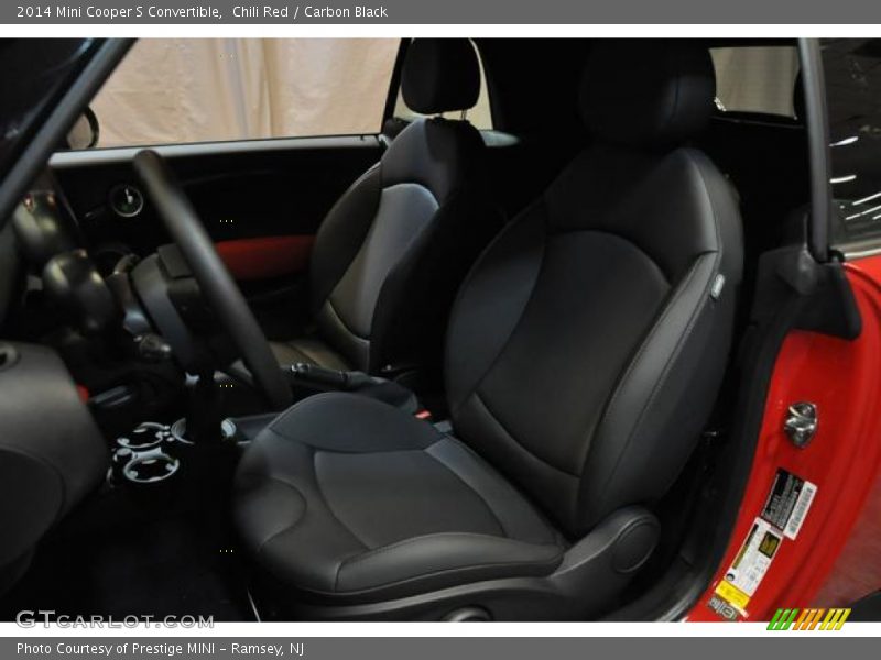 Chili Red / Carbon Black 2014 Mini Cooper S Convertible