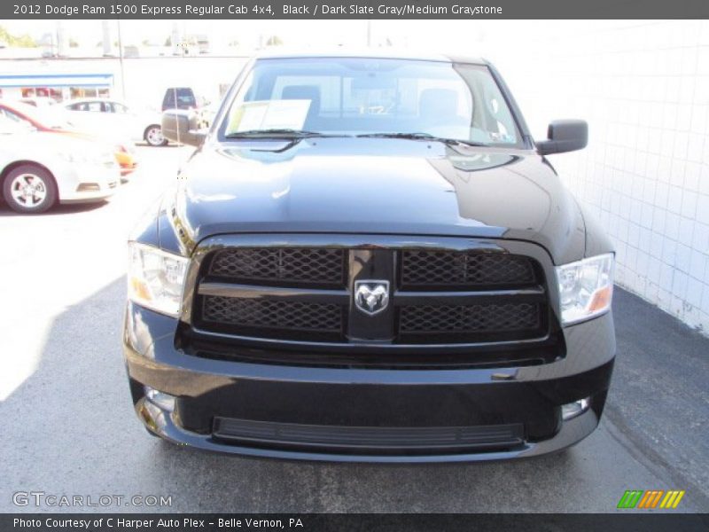 Black / Dark Slate Gray/Medium Graystone 2012 Dodge Ram 1500 Express Regular Cab 4x4