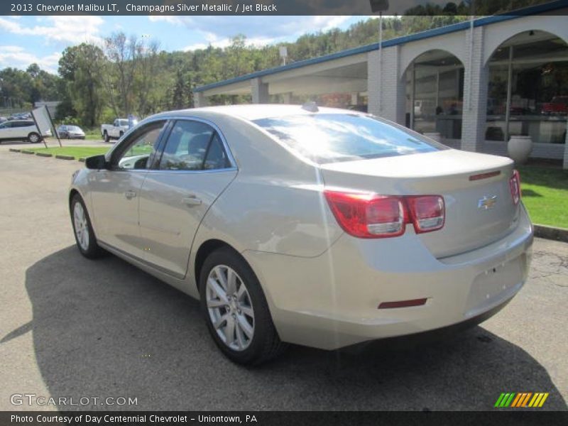 Champagne Silver Metallic / Jet Black 2013 Chevrolet Malibu LT