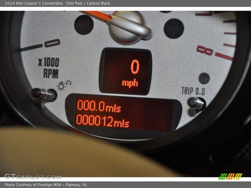 Chili Red / Carbon Black 2014 Mini Cooper S Convertible