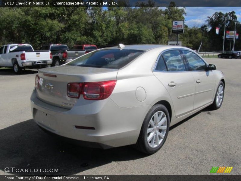 Champagne Silver Metallic / Jet Black 2013 Chevrolet Malibu LT