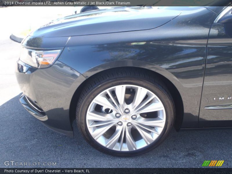 Ashen Gray Metallic / Jet Black/Dark Titanium 2014 Chevrolet Impala LTZ