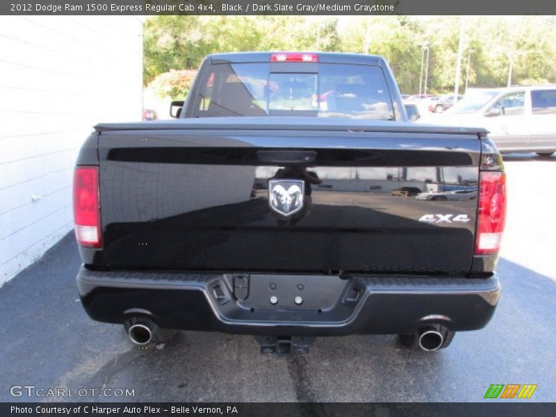 Black / Dark Slate Gray/Medium Graystone 2012 Dodge Ram 1500 Express Regular Cab 4x4