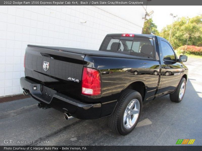 Black / Dark Slate Gray/Medium Graystone 2012 Dodge Ram 1500 Express Regular Cab 4x4