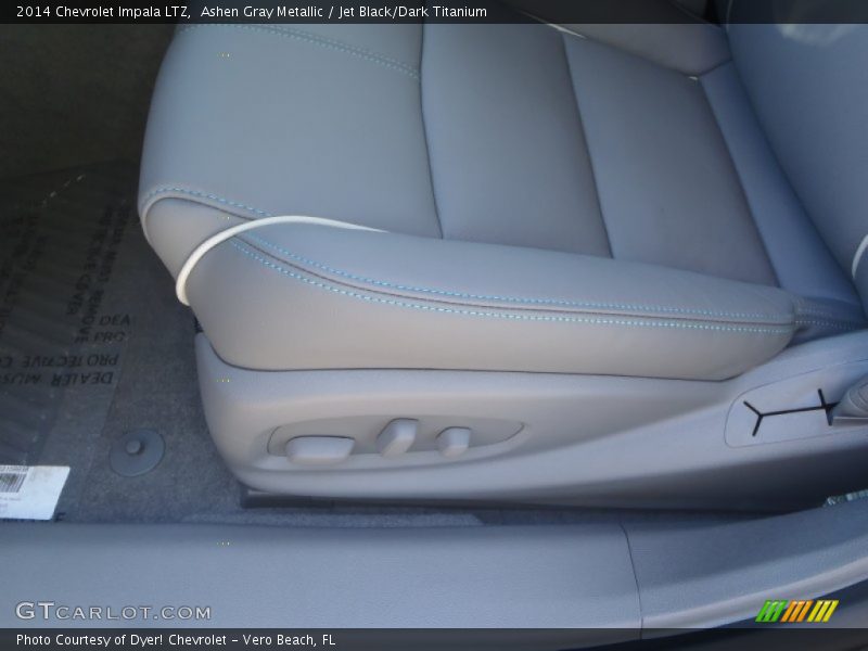 Ashen Gray Metallic / Jet Black/Dark Titanium 2014 Chevrolet Impala LTZ