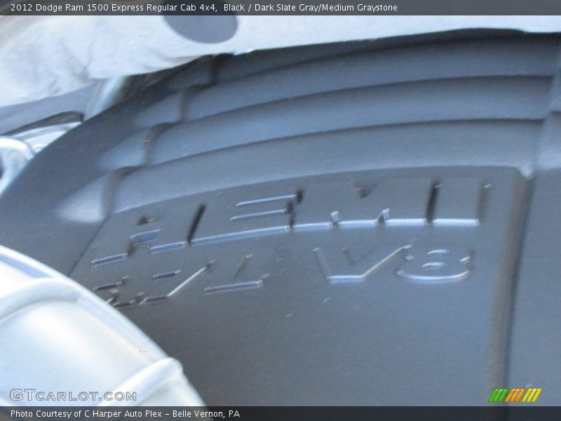 Black / Dark Slate Gray/Medium Graystone 2012 Dodge Ram 1500 Express Regular Cab 4x4