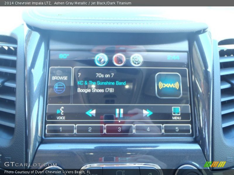 Ashen Gray Metallic / Jet Black/Dark Titanium 2014 Chevrolet Impala LTZ