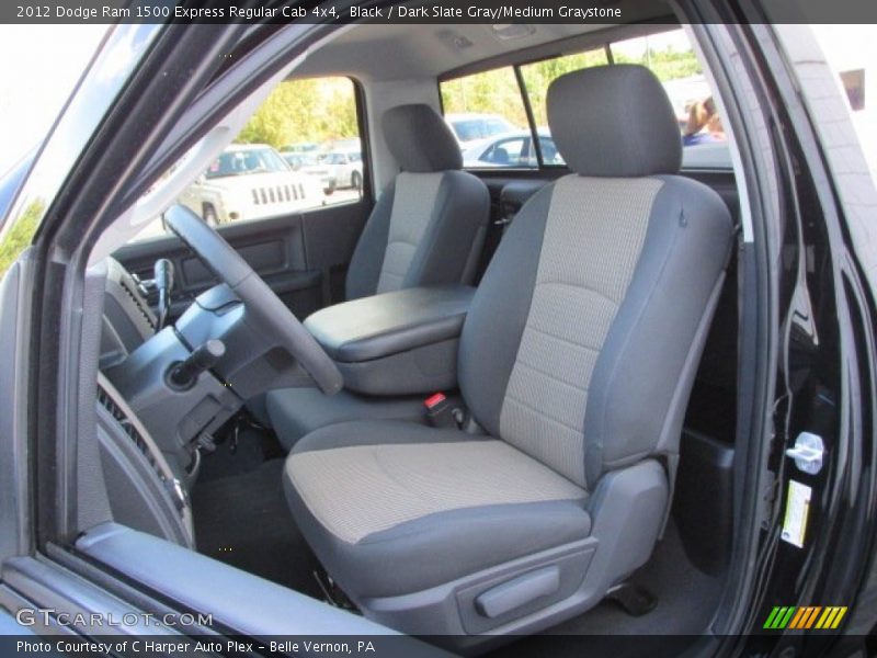 Black / Dark Slate Gray/Medium Graystone 2012 Dodge Ram 1500 Express Regular Cab 4x4