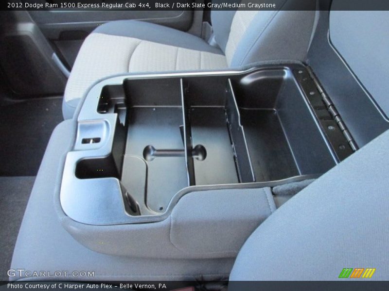 Black / Dark Slate Gray/Medium Graystone 2012 Dodge Ram 1500 Express Regular Cab 4x4