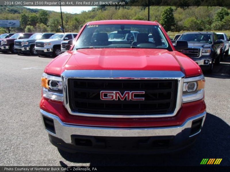 Fire Red / Jet Black/Dark Ash 2014 GMC Sierra 1500 Regular Cab 4x4