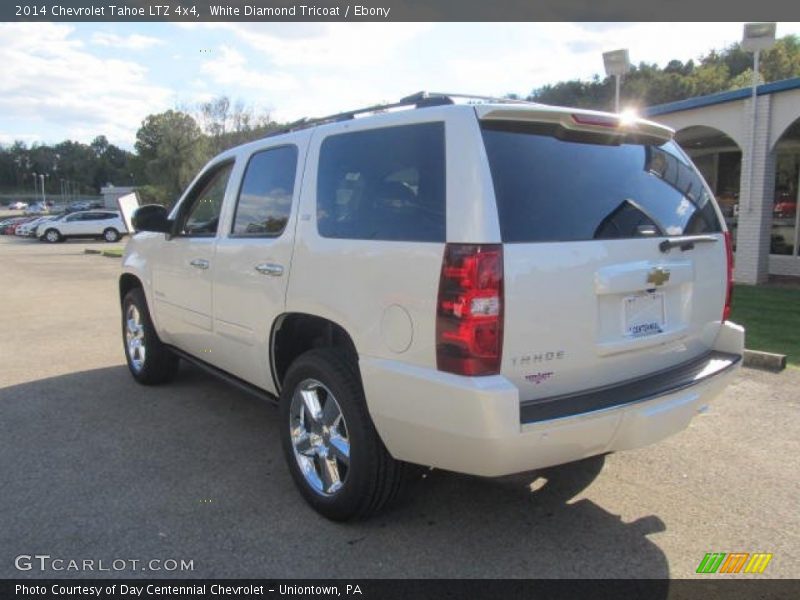 White Diamond Tricoat / Ebony 2014 Chevrolet Tahoe LTZ 4x4