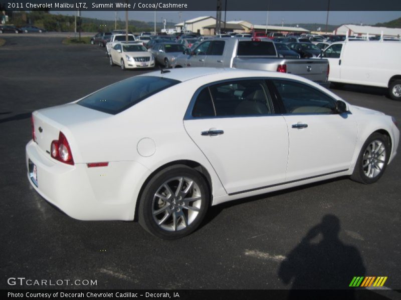 Summit White / Cocoa/Cashmere 2011 Chevrolet Malibu LTZ