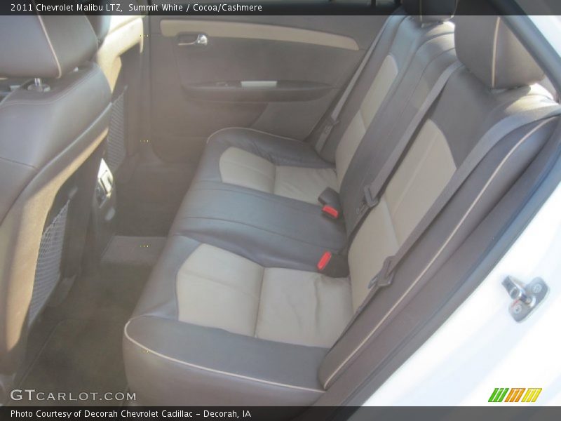 Summit White / Cocoa/Cashmere 2011 Chevrolet Malibu LTZ