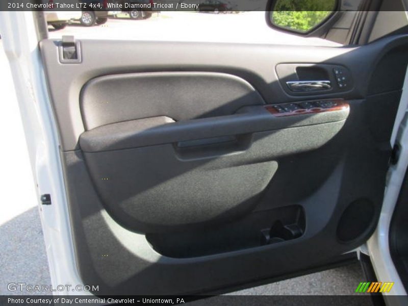 White Diamond Tricoat / Ebony 2014 Chevrolet Tahoe LTZ 4x4