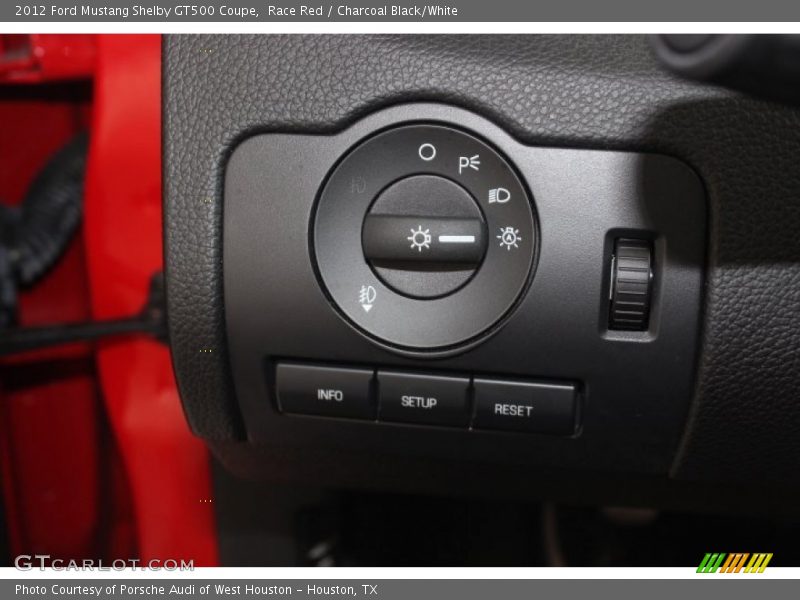 Race Red / Charcoal Black/White 2012 Ford Mustang Shelby GT500 Coupe