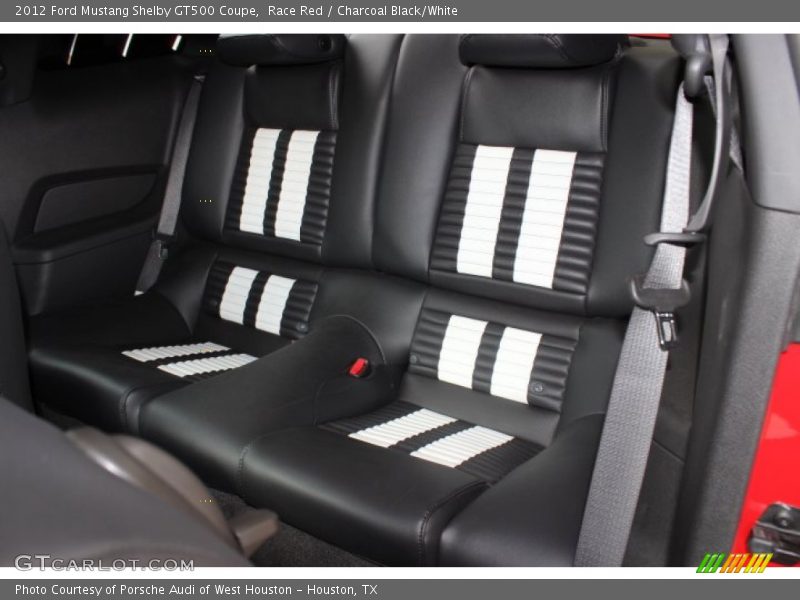 Race Red / Charcoal Black/White 2012 Ford Mustang Shelby GT500 Coupe