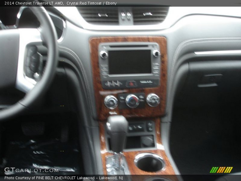 Crystal Red Tintcoat / Ebony 2014 Chevrolet Traverse LT AWD