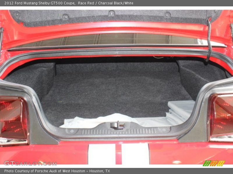 Race Red / Charcoal Black/White 2012 Ford Mustang Shelby GT500 Coupe