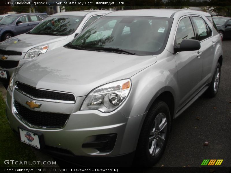 Silver Ice Metallic / Light Titanium/Jet Black 2014 Chevrolet Equinox LS