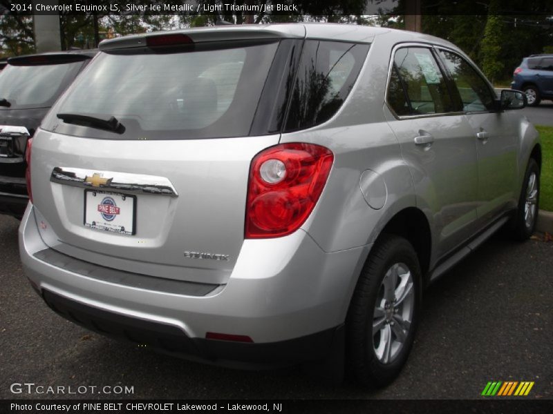 Silver Ice Metallic / Light Titanium/Jet Black 2014 Chevrolet Equinox LS