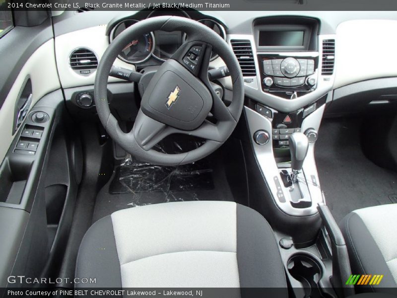 Black Granite Metallic / Jet Black/Medium Titanium 2014 Chevrolet Cruze LS
