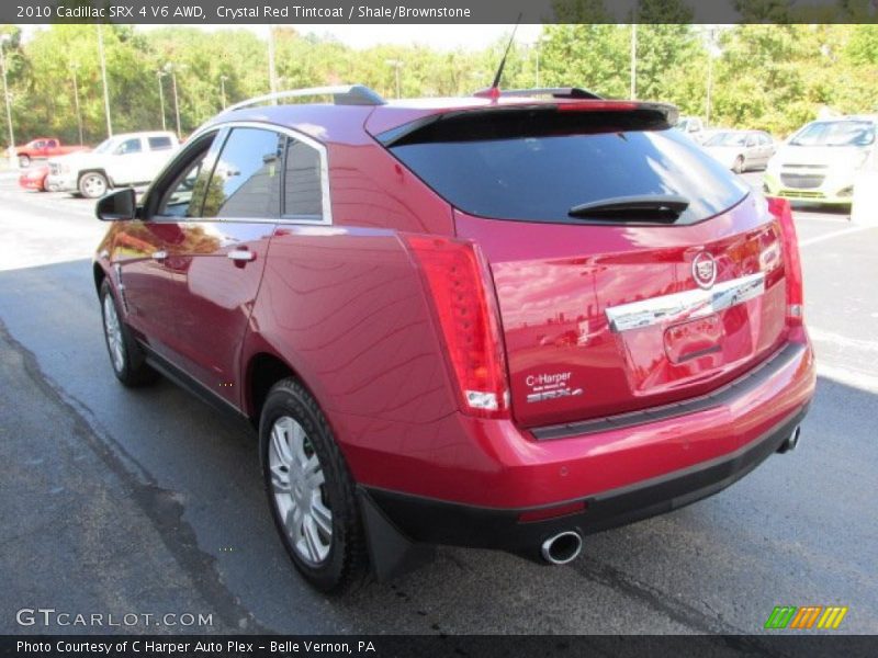 Crystal Red Tintcoat / Shale/Brownstone 2010 Cadillac SRX 4 V6 AWD
