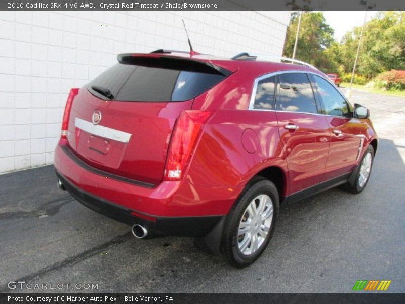 Crystal Red Tintcoat / Shale/Brownstone 2010 Cadillac SRX 4 V6 AWD