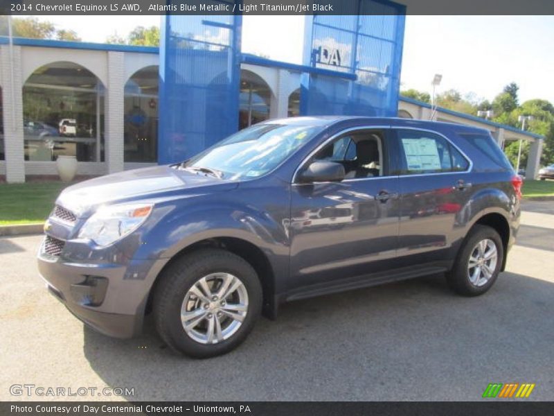 Atlantis Blue Metallic / Light Titanium/Jet Black 2014 Chevrolet Equinox LS AWD