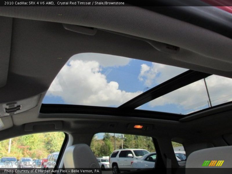 Crystal Red Tintcoat / Shale/Brownstone 2010 Cadillac SRX 4 V6 AWD