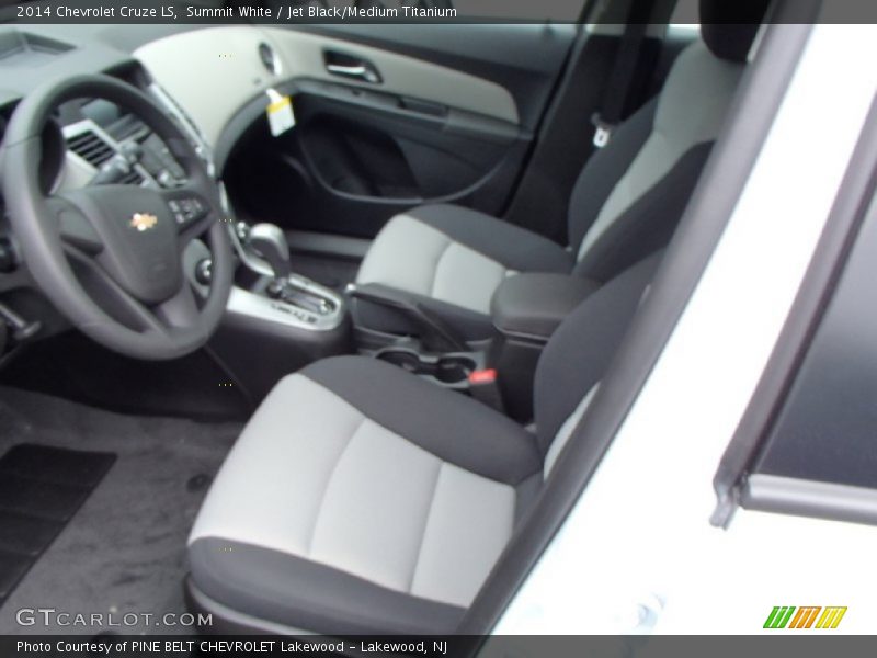 Summit White / Jet Black/Medium Titanium 2014 Chevrolet Cruze LS