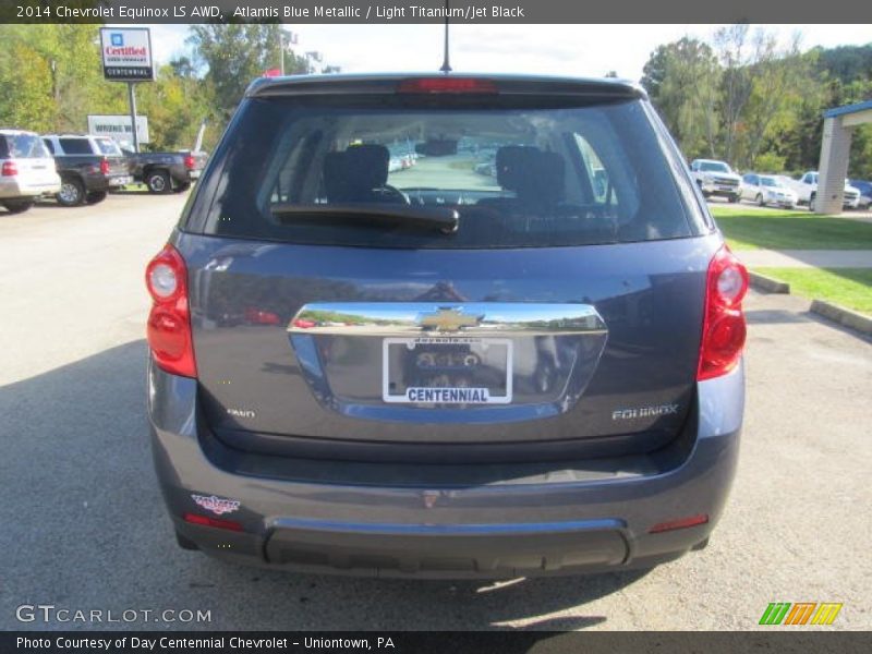 Atlantis Blue Metallic / Light Titanium/Jet Black 2014 Chevrolet Equinox LS AWD