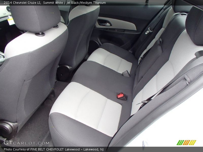 Summit White / Jet Black/Medium Titanium 2014 Chevrolet Cruze LS