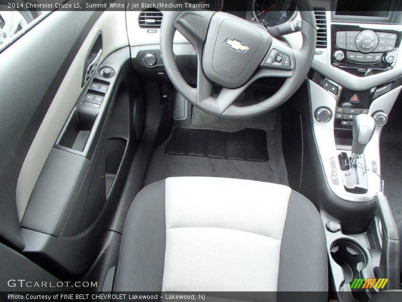 Summit White / Jet Black/Medium Titanium 2014 Chevrolet Cruze LS
