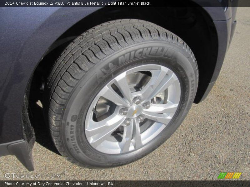 Atlantis Blue Metallic / Light Titanium/Jet Black 2014 Chevrolet Equinox LS AWD