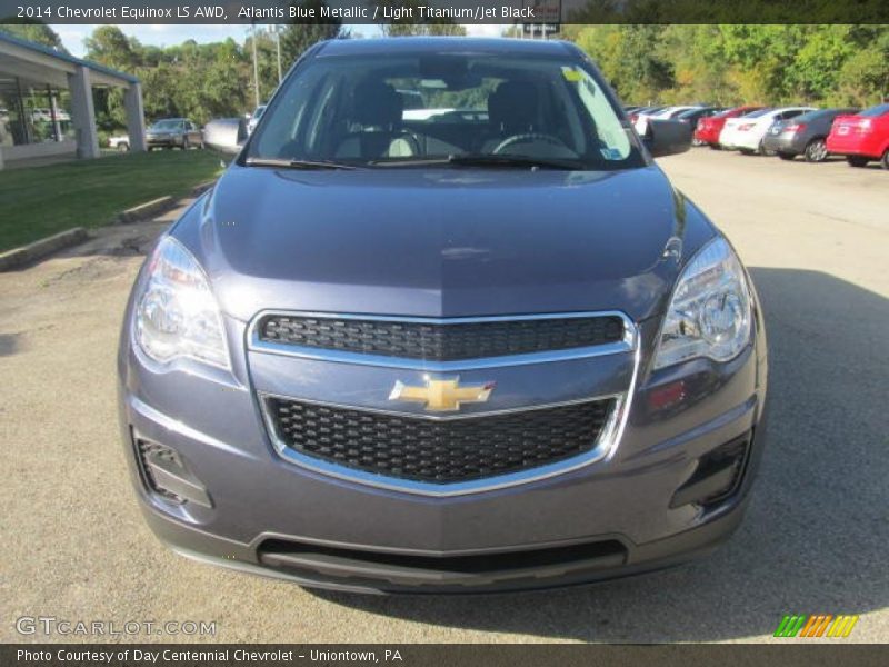 Atlantis Blue Metallic / Light Titanium/Jet Black 2014 Chevrolet Equinox LS AWD
