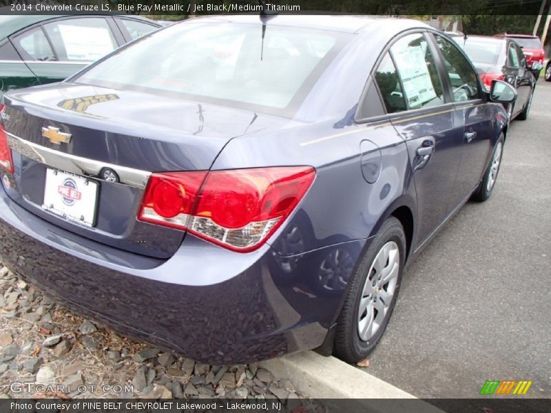 Blue Ray Metallic / Jet Black/Medium Titanium 2014 Chevrolet Cruze LS
