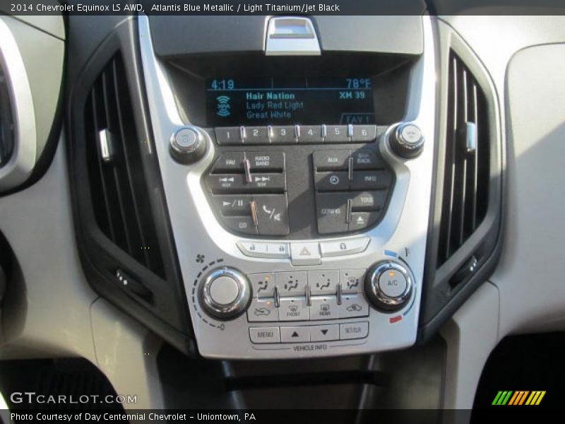 Atlantis Blue Metallic / Light Titanium/Jet Black 2014 Chevrolet Equinox LS AWD