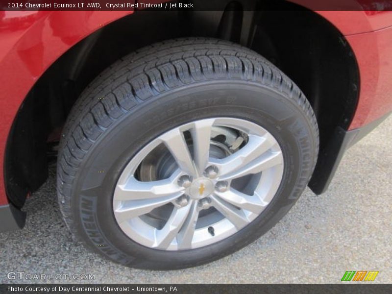 Crystal Red Tintcoat / Jet Black 2014 Chevrolet Equinox LT AWD